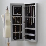 A Guide To Wall Mounted Mirror Jewelry Cabinets
