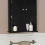 Creating A Refined Look With A Black Wall Mounted Bathroom Cabinet