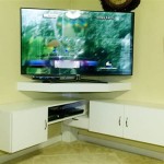 Leverage Your Space With Corner Tv Wall Mount With Shelf