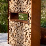 Organize Your Firewood With A Wall Mounted Firewood Rack