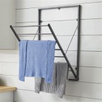 Wall Mount Laundry Rack – A Practical And Stylish Solution To Your Laundry Storage Needs